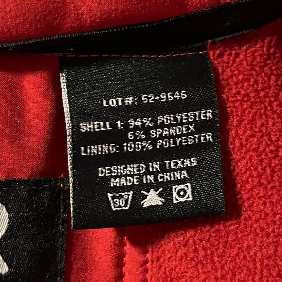 Powder River Outfitters Panhandle Slim Cowgirl Red Zip Up Jacket Coat XL - Picture 13 of 14